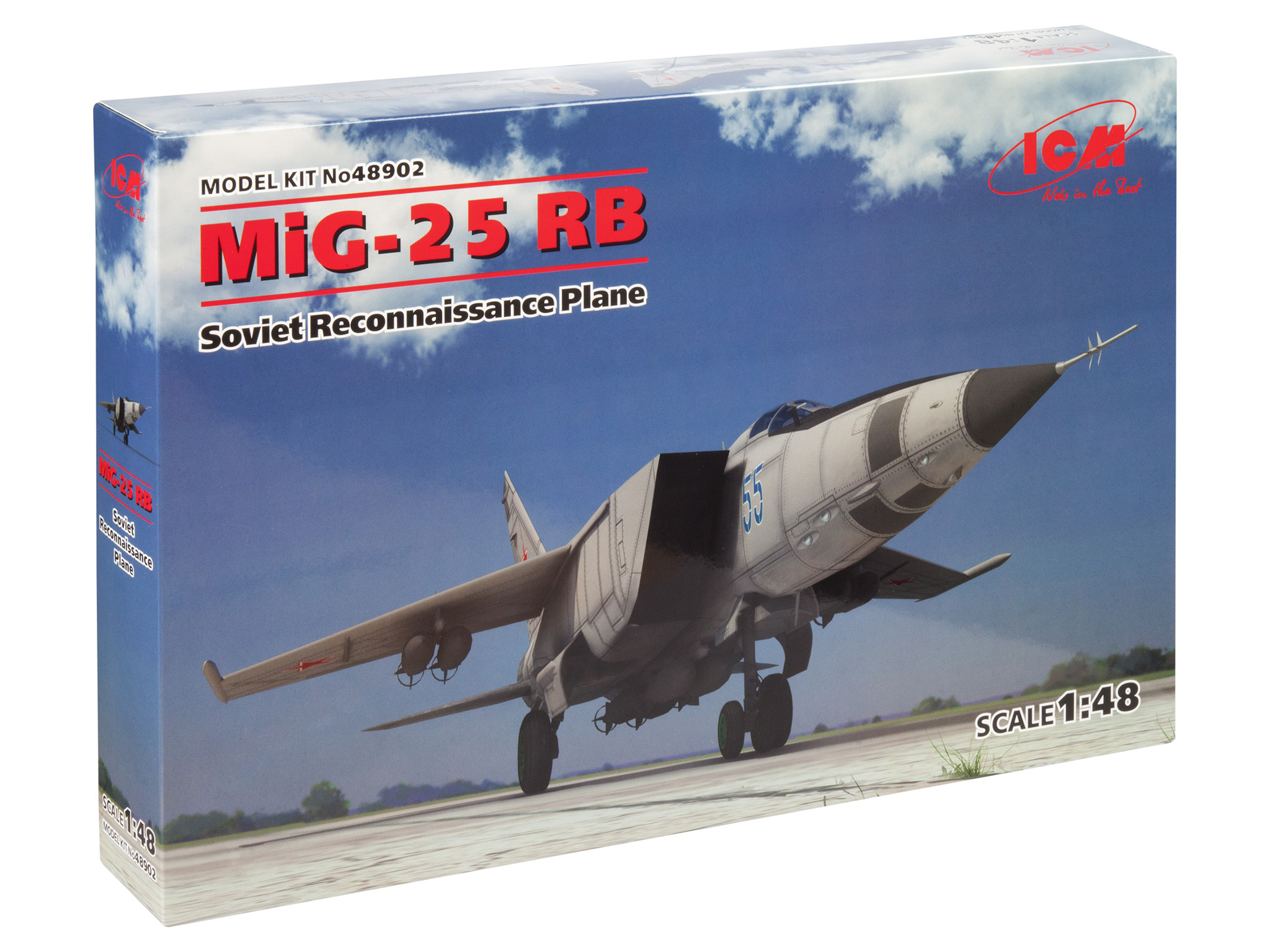

Сборная модель ICM 1/48 МuГ-25 РБ, Советский самолет-разведчик 48902