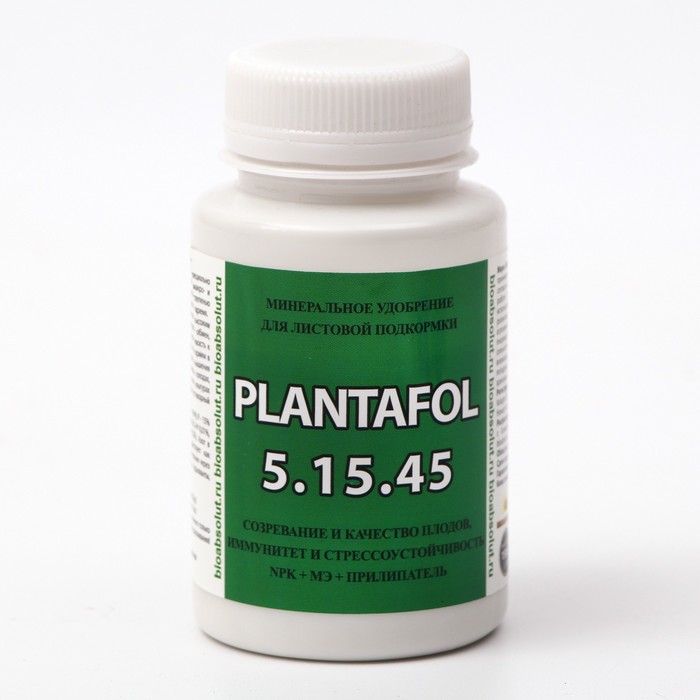 

Удобрение Плантафол (PLANTAFOL) NPK 5-15-45 + МЭ + Прилипатель, 150 г