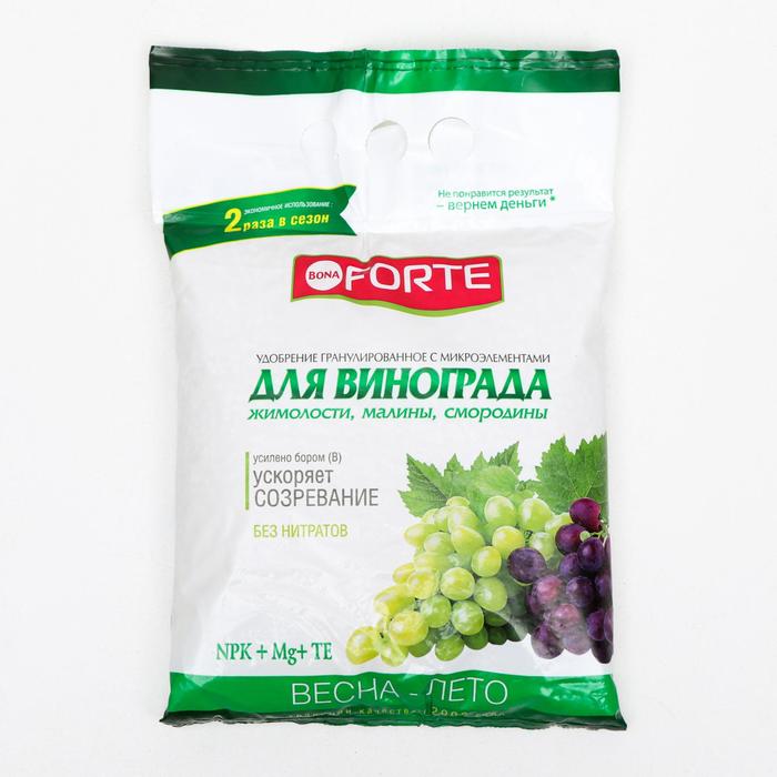 

Удобрение комплексное Бона Форте с микроэлементами для винограда, 2 кг