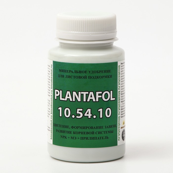 

Удобрение Плантафол (PLANTAFOL) NPK 10-54-10 + МЭ + Прилипатель, 150 г