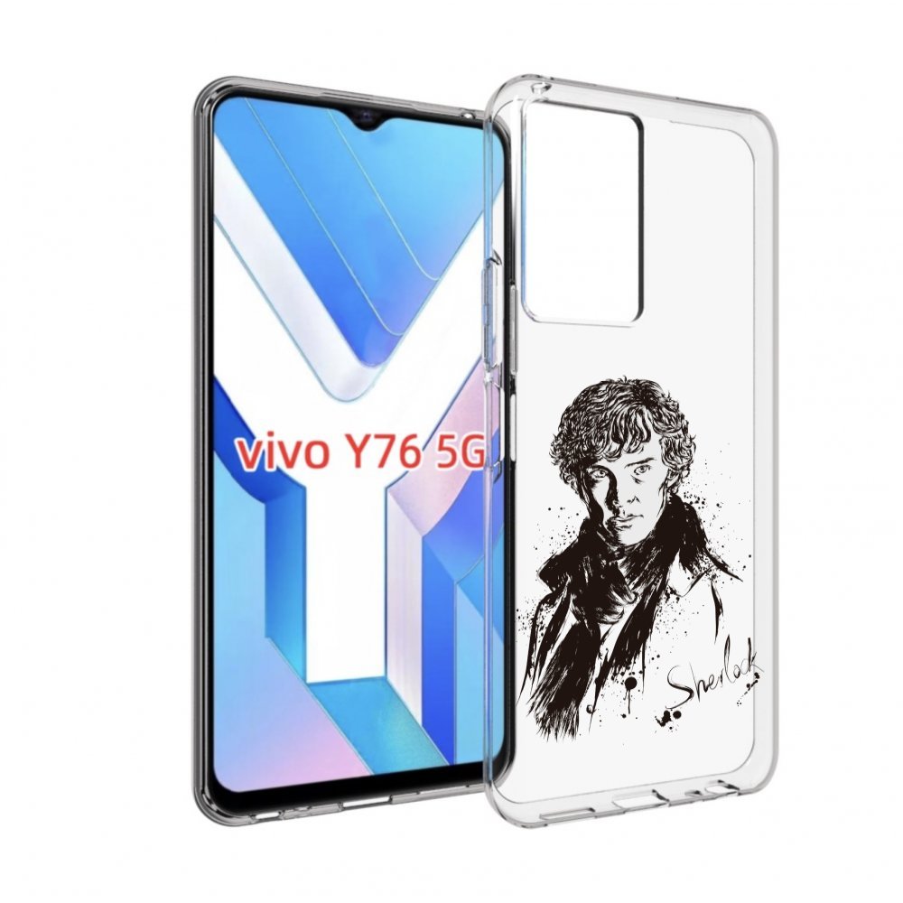 

Чехол MyPads шерлок холмс портрет для Vivo Y76 5G, Прозрачный, Tocco