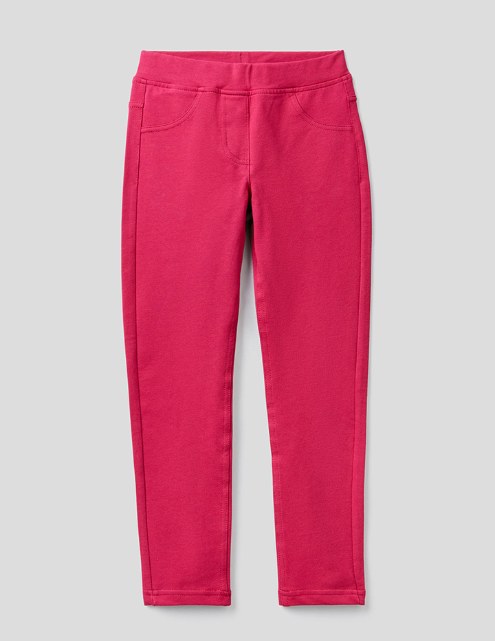 

Джеггинсы для девочек Benetton цв. фиолетовый р.158, 21A_4T3257LY0