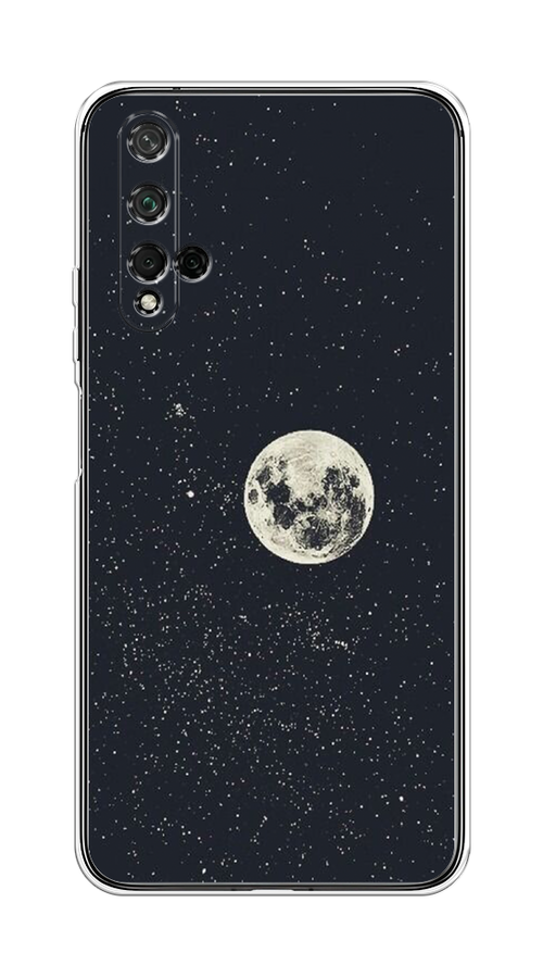

Чехол на Honor 20/Huawei Nova 5T "Полнолуние", Бордовый, 69550-1