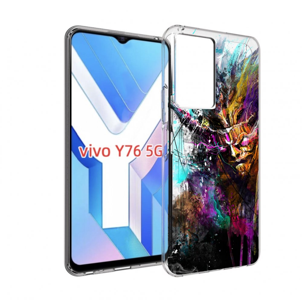 

Чехол MyPads яркий дьявол для Vivo Y76 5G, Прозрачный, Tocco