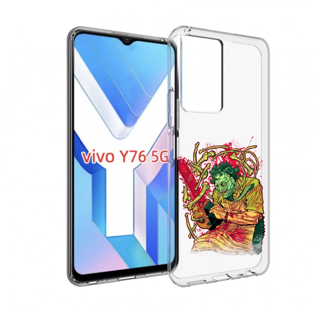 

Чехол MyPads яркий мясник для Vivo Y76 5G, Прозрачный, Tocco
