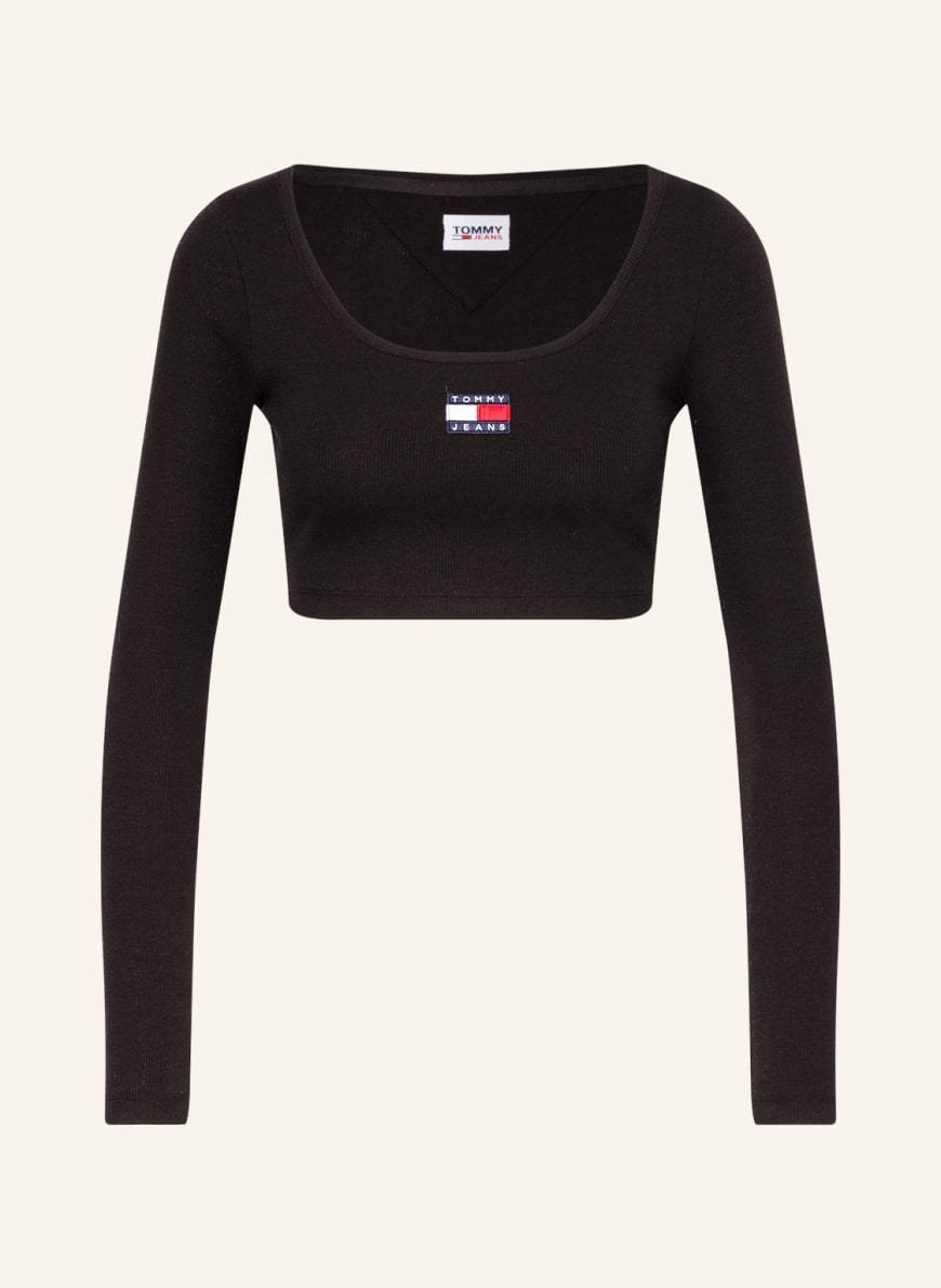 

Лонгслив женский Tommy Jeans 1001291976 черный S, 1001291976