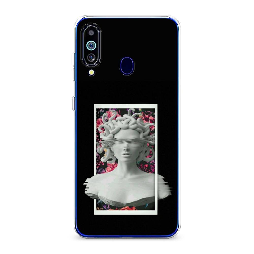 

Чехол на Samsung Galaxy M40 "Web Punk Медуза Горгона", Черный;серый, 28750-6