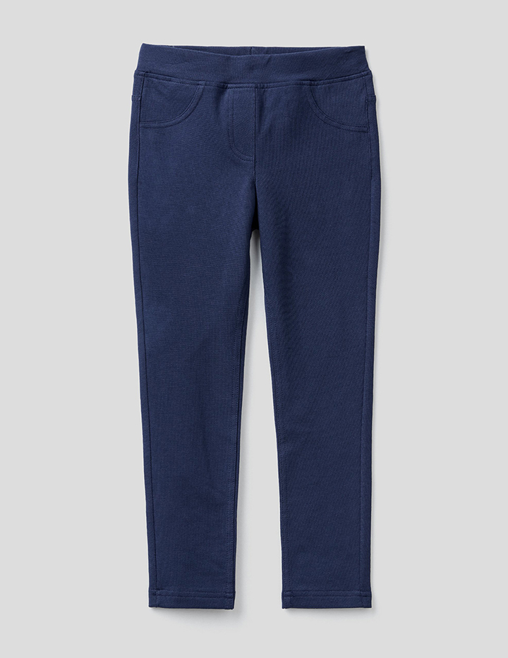 

Джеггинсы для девочек Benetton цв. синий р.170, 21A_4T3257LY0