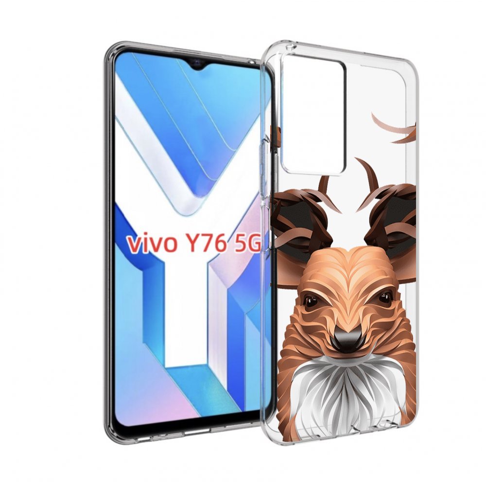 

Чехол MyPads 3D-олень для Vivo Y76 5G, Прозрачный, Tocco