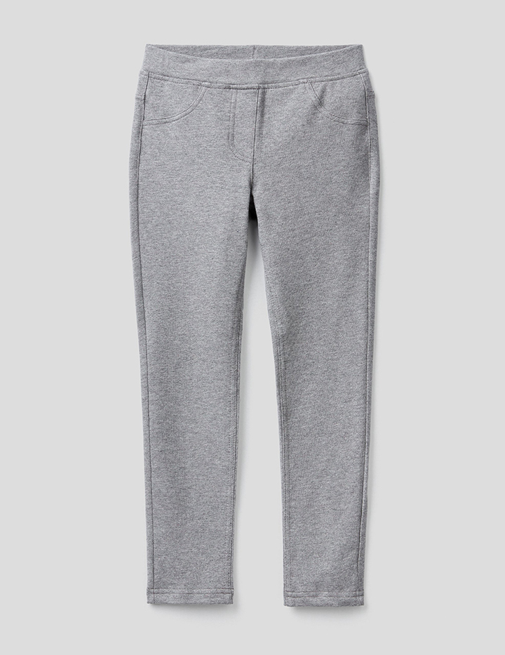 

Джеггинсы для девочек Benetton цв. серый р.140, 21A_4T3257LY0
