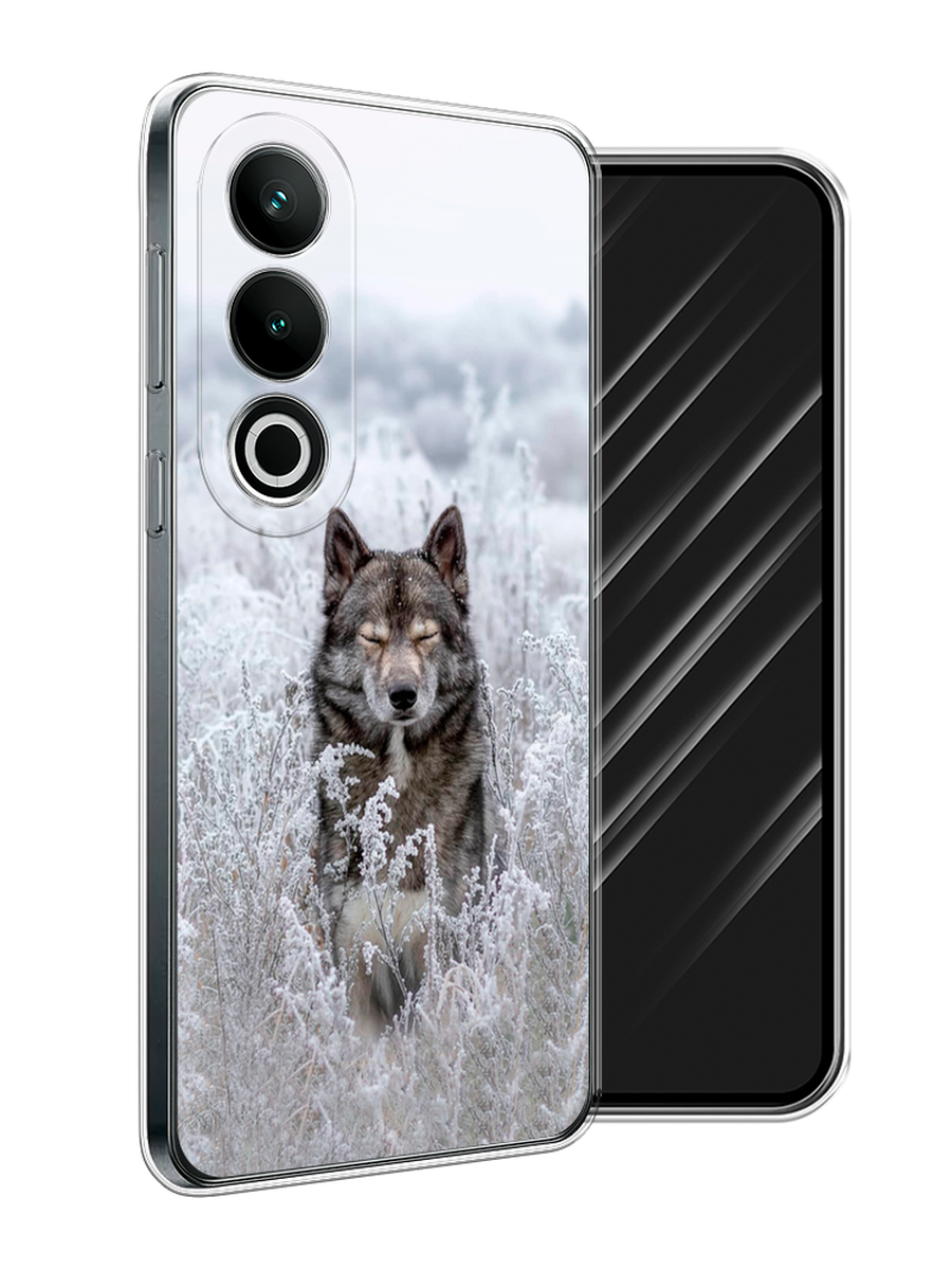 

Чехол Awog на OnePlus Nord CE4 "Волк в поле", Белый;черный, 154750-1