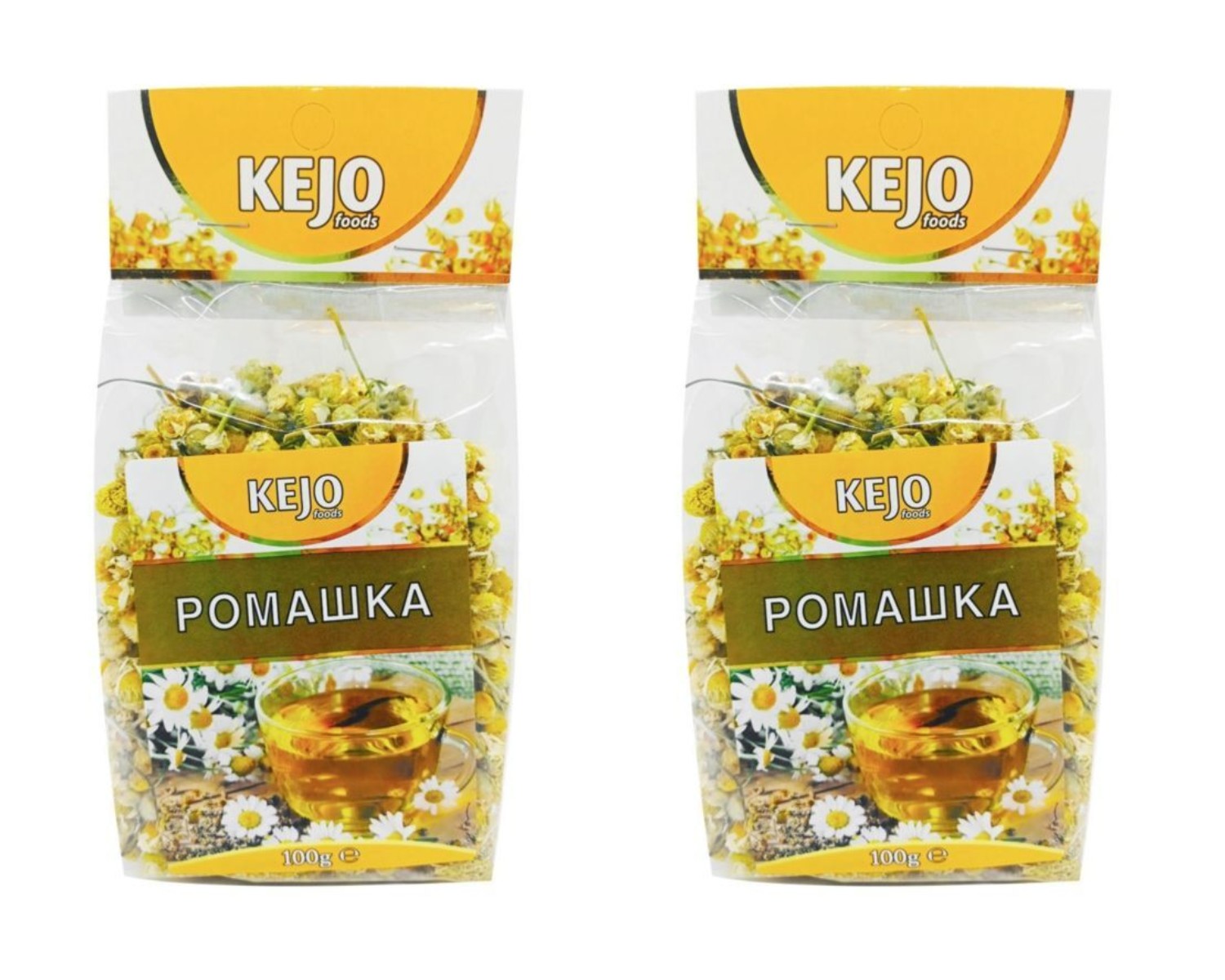 Чай травяной KEJOfoods Ромашка, 100 г х 2 шт