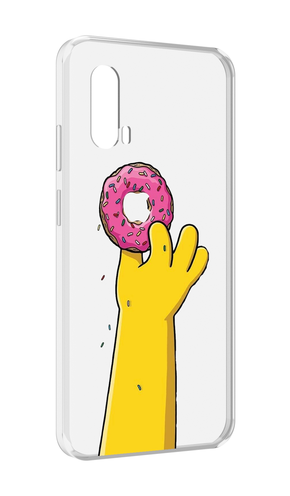 

Чехол MyPads вкусный-пончик для Blackview BV7100, Прозрачный, Tocco