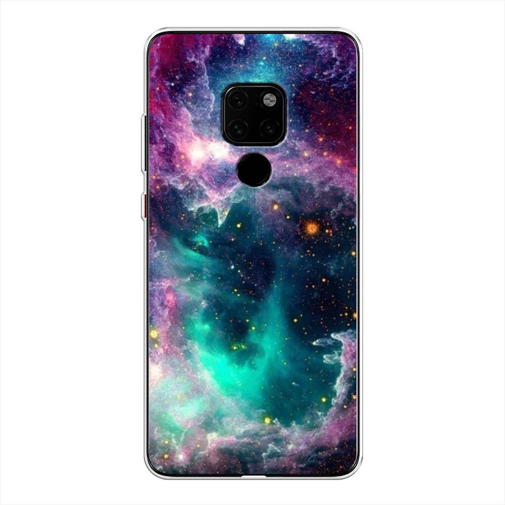 

Чехол на Huawei Mate 20 "Звездные облака", Розовый;бежевый, 66850-2