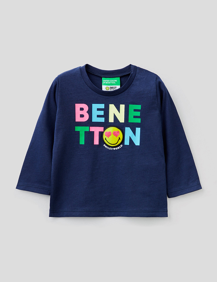 фото Джинсы для девочек benetton цв. разноцветный р.74 united colors of benetton