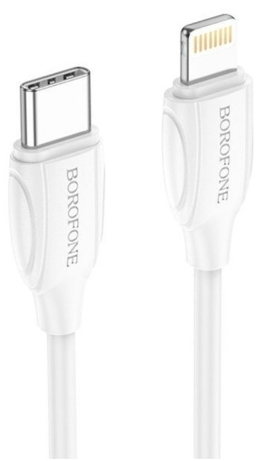 Дата-кабель Borofone BX19 USB Type-C - Lightning PD 20W 3A 2 м White (повреждена упаковка)