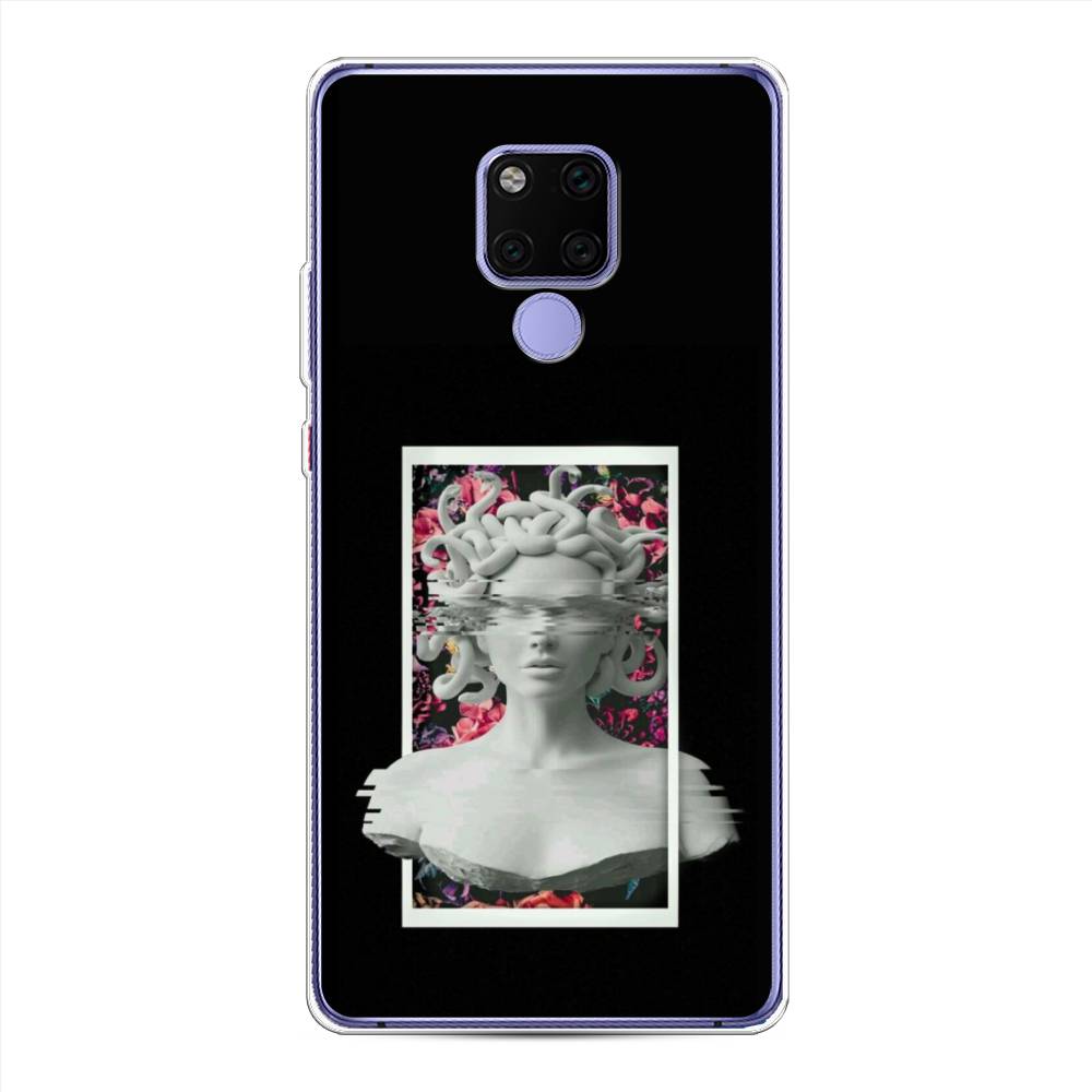 

Чехол на Huawei Mate 20X "Web Punk Медуза Горгона", Черный;серый, 66950-6