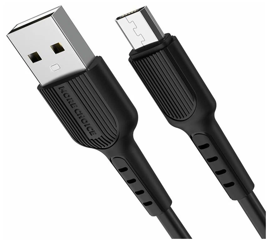 

Дата-кабель More choice K26m USB - Micro USB TPE, 2A, 1 м, Black (повреждена упаковка)