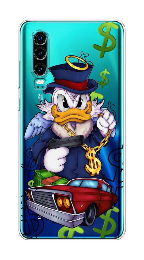 

Чехол на Huawei P30 "Scrooge McDuck with a Gold Chain", Красный;синий;белый, 68550-6