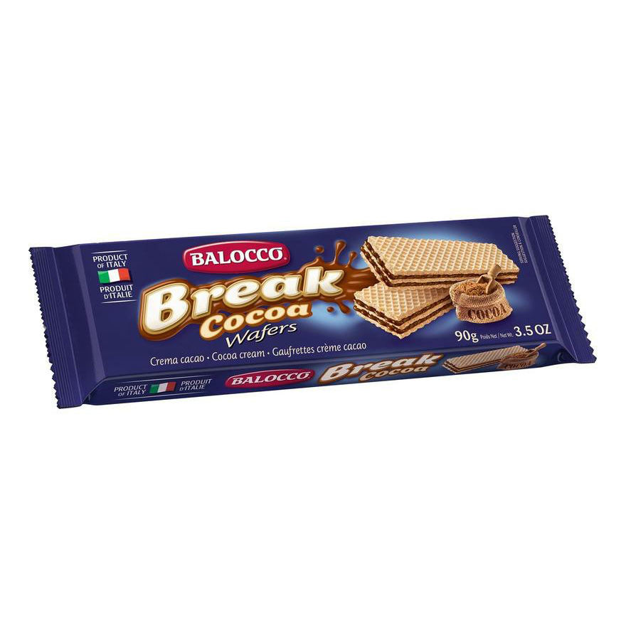 

Вафли Balocco Break Cacao шоколадные 90 г