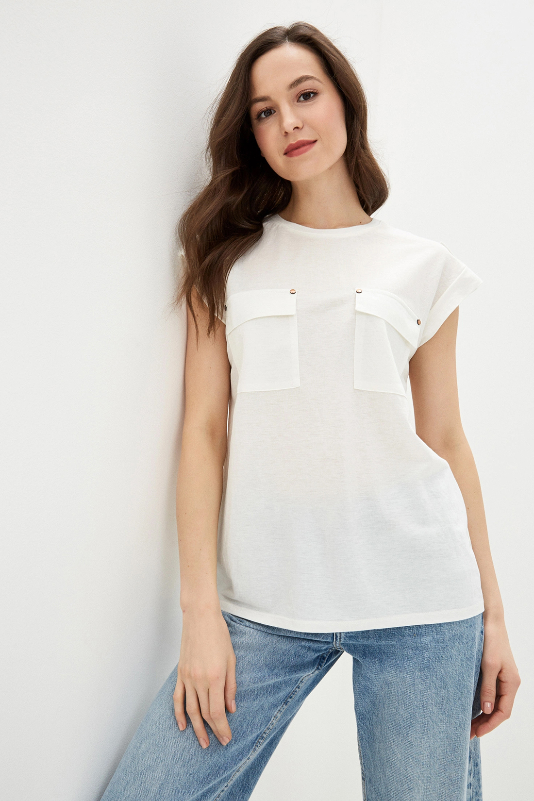 

Блуза женская Baon B190042 белая M, B190042