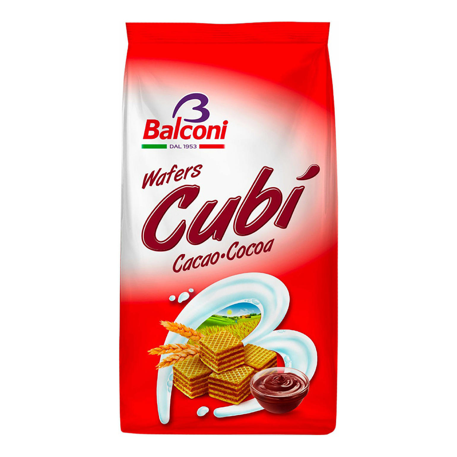 

Вафли Balconi Cubi с шоколадной начинкой 250 г