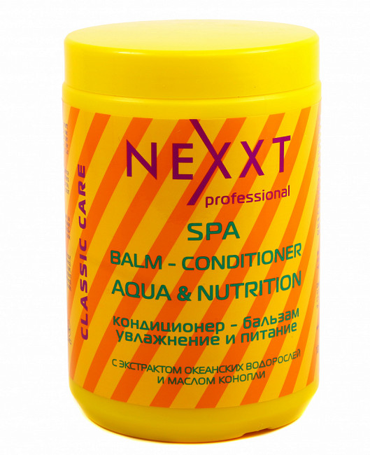 Кондиционер-бальзам увлажнение и питание Nexxt SPA Professional, 1000 мл