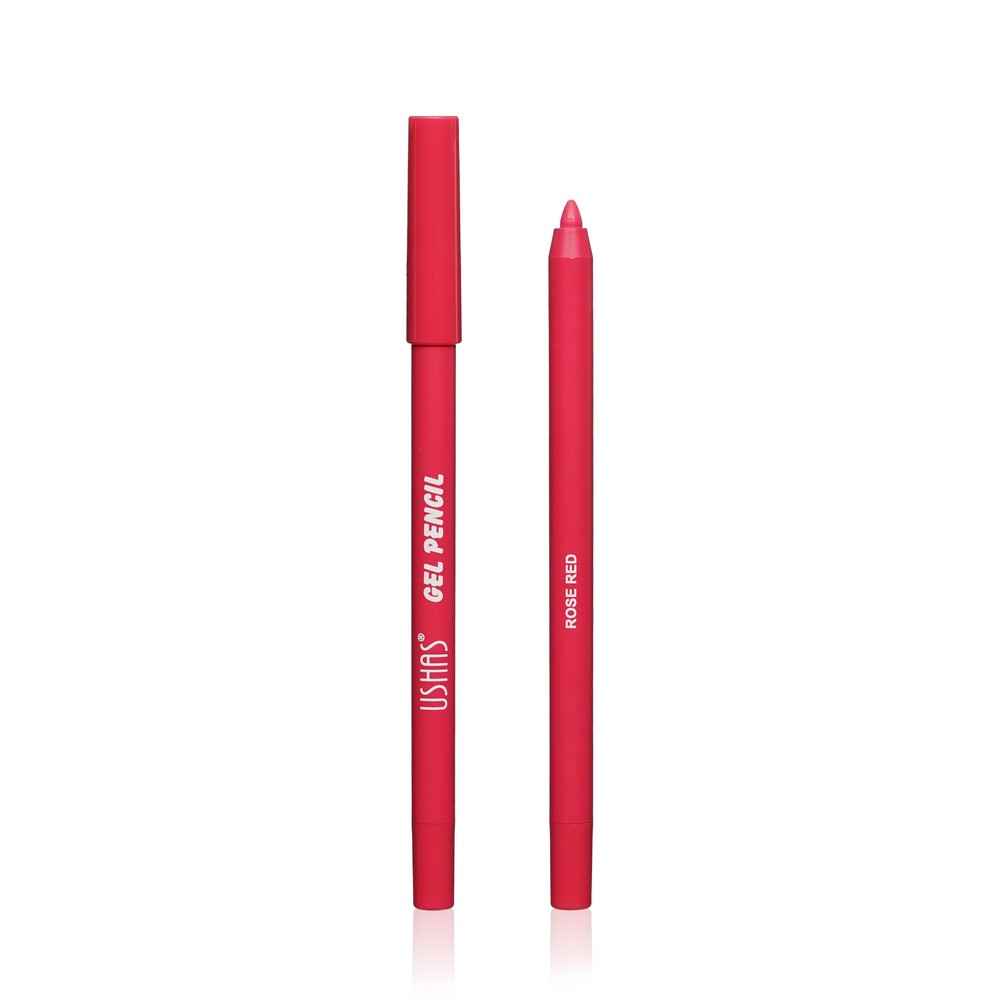 Водостойкий карандаш для век Ushas Gel Pencil Rose Red 1,6г водостойкий карандаш для век ushas gel pencil swan 1 6г