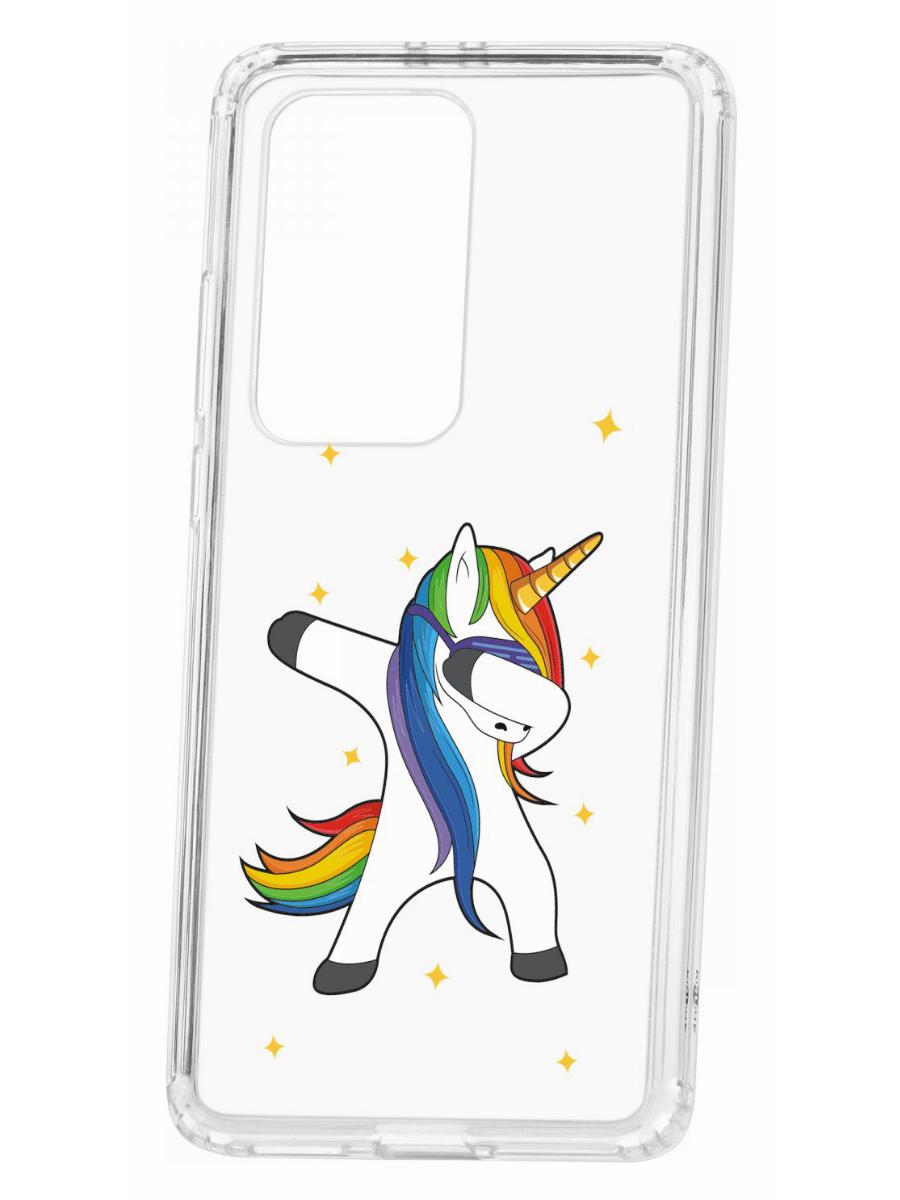

Чехол для Huawei P40 Pro+ Kruche Print Единорожка