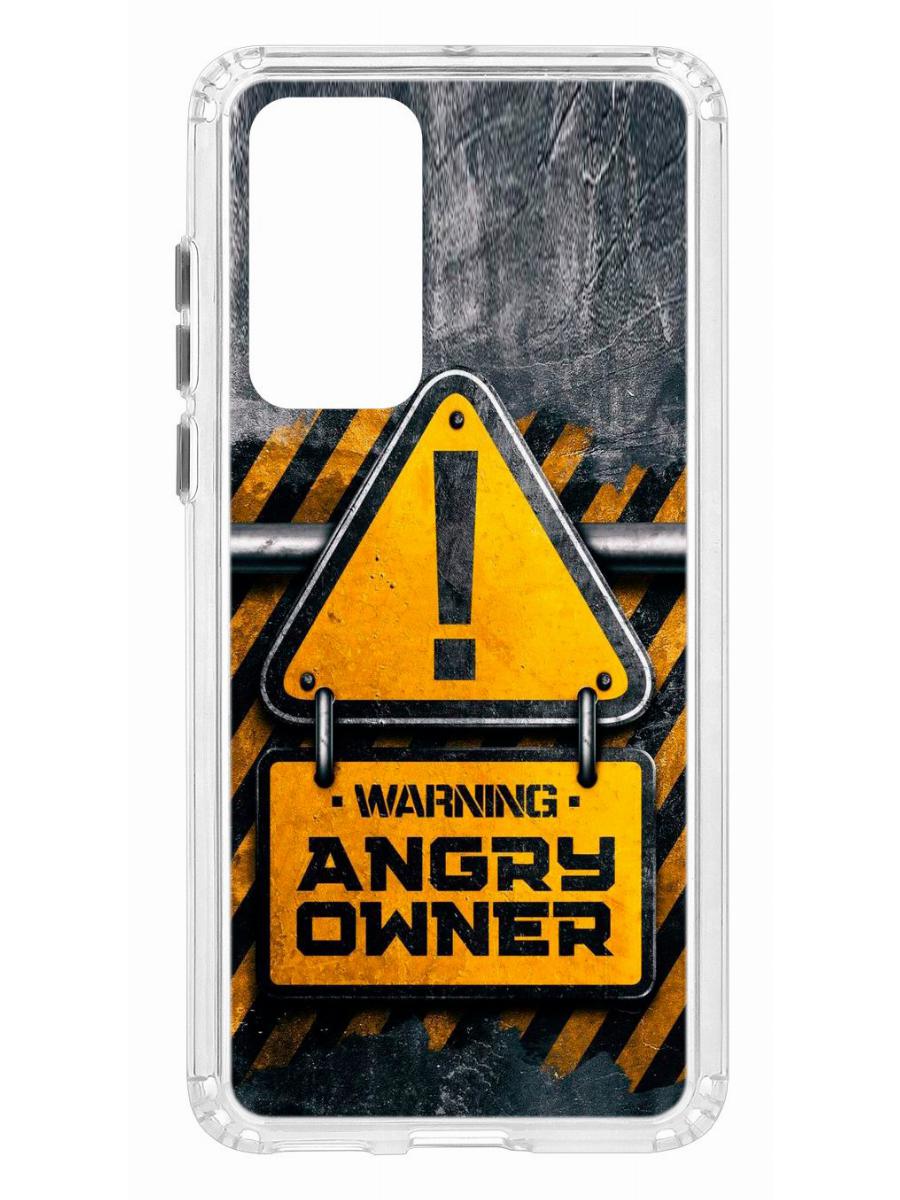 фото Чехол для huawei p40 kruche print angry owner кruче