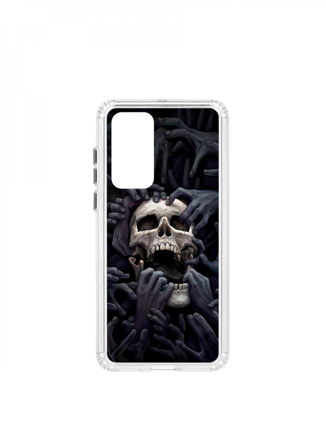 фото Чехол для huawei p40 kruche print skull hands кruче