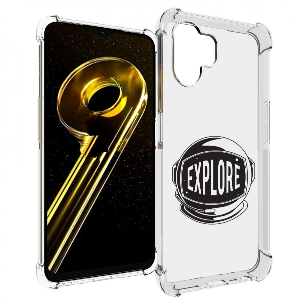 

Чехол бампер MyPads Explore для Realme 10 5G противоударный, Прозрачный, Tocco