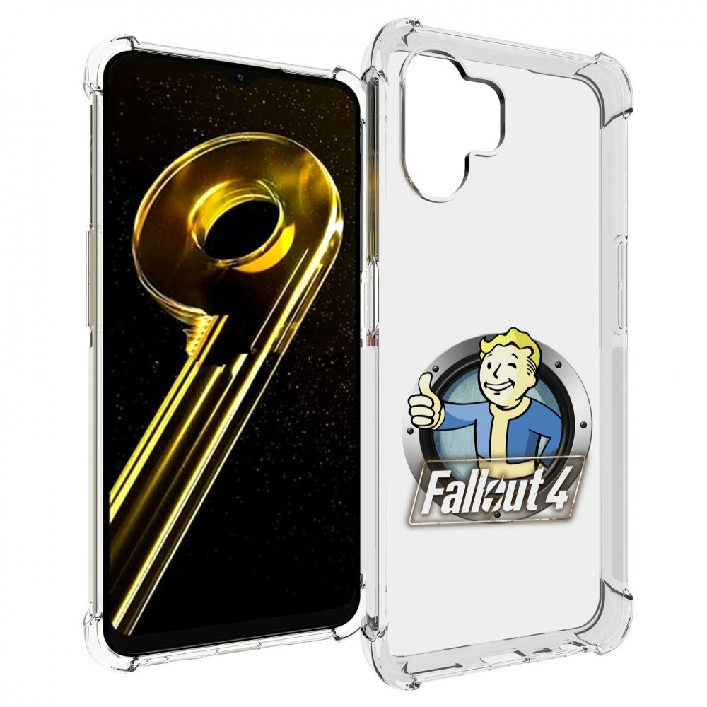 Чехол бампер MyPads Fallout-4 для Realme 10 5G противоударный
