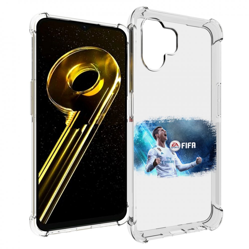 

Чехол бампер MyPads FiFA логотип для Realme 10 5G противоударный, Прозрачный, Tocco