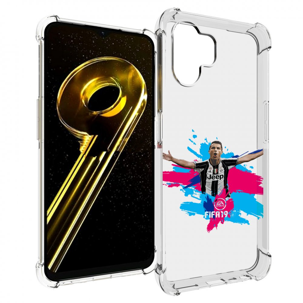 

Чехол бампер MyPads Fifa-2019-2020-2021-2022 мужской для Realme ..., Прозрачный, Tocco
