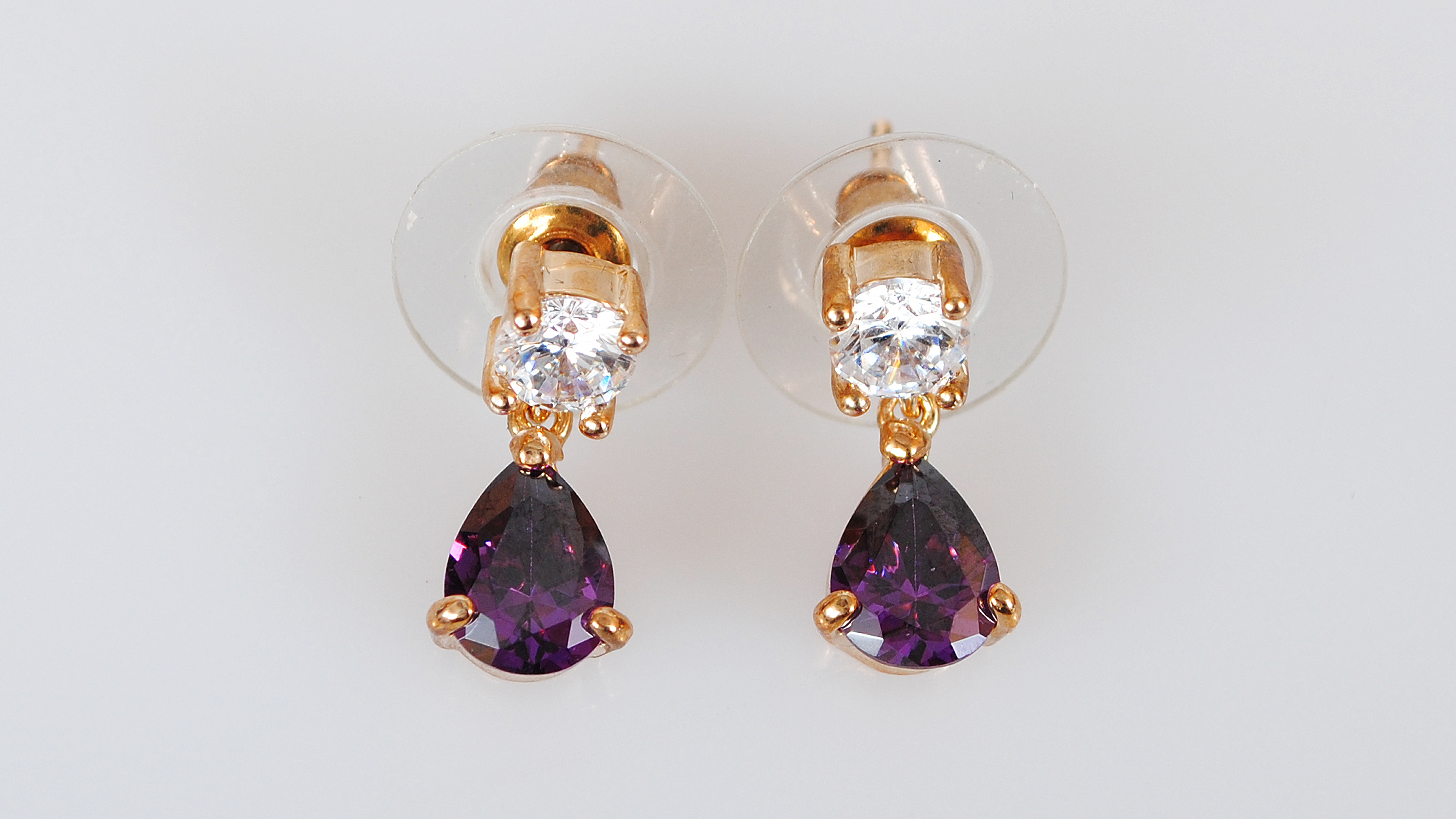 

Серьги из ювелирного сплава Lotus Jewelry 393E-40am, аметист, 393E-40am