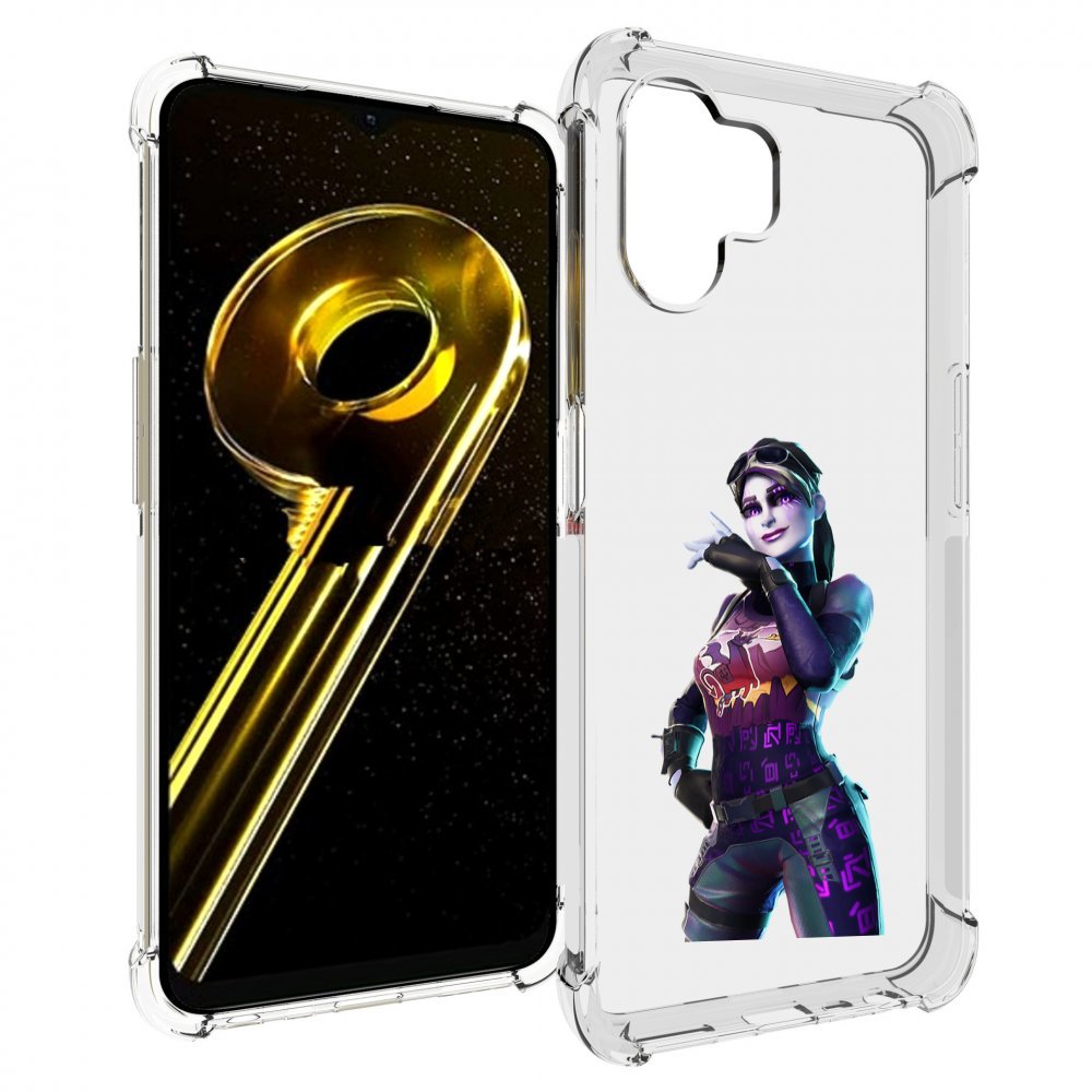 

Чехол бампер MyPads Fortnite-3 для Realme 10 5G противоударный, Прозрачный, Tocco