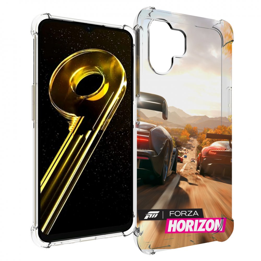 

Чехол бампер MyPads Forza Horizon для Realme 10 5G противоударный, Прозрачный, Tocco