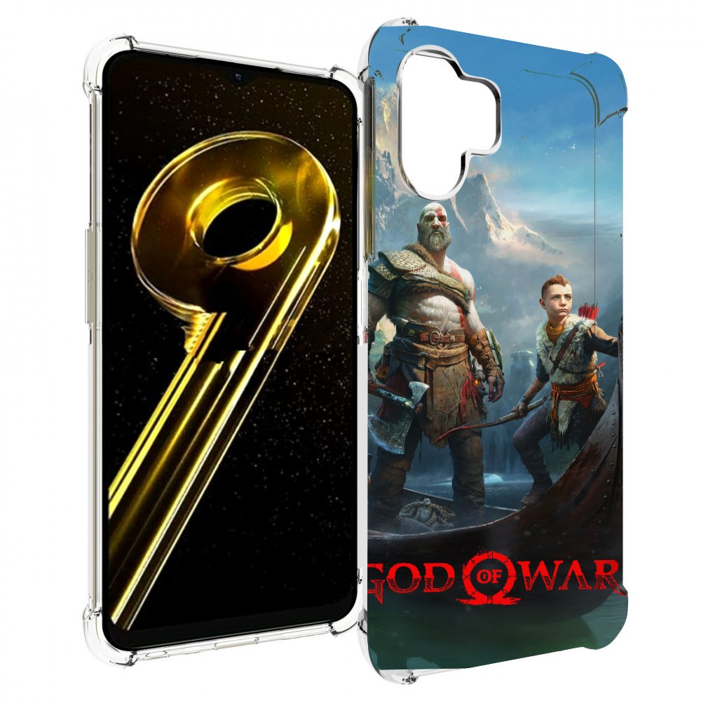 

Чехол бампер MyPads God Of War Кратос Атрей для Realme 10 5G про..., Прозрачный, Tocco