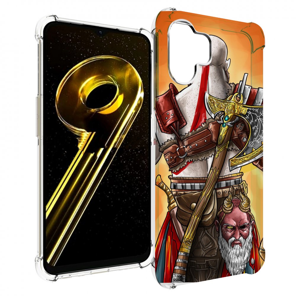

Чехол бампер MyPads God of War для Realme 10 5G противоударный, Прозрачный, Tocco