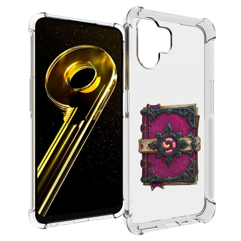 

Чехол бампер MyPads Hearthstone для Realme 10 5G противоударный, Прозрачный, Tocco