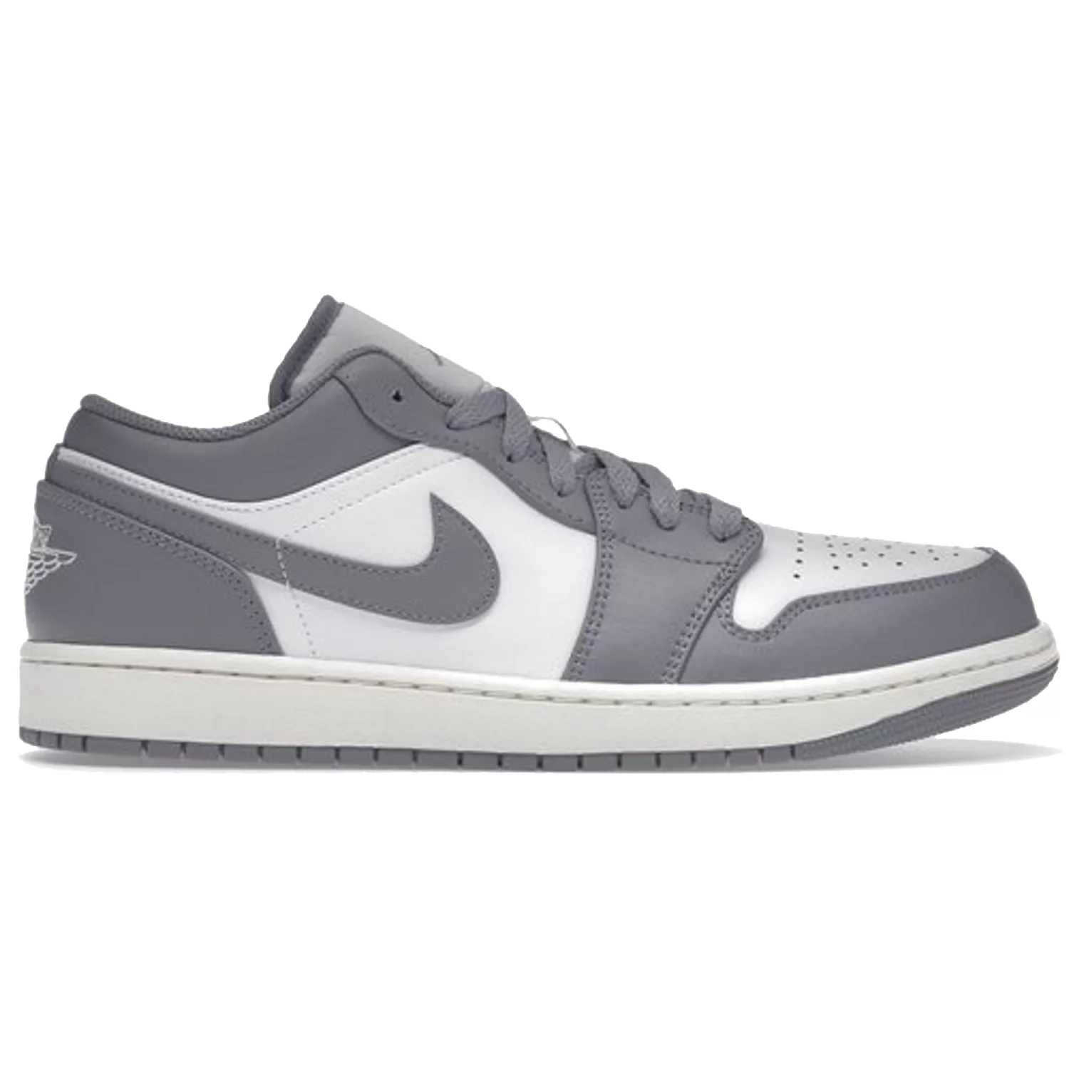 

Кеды мужские Jordan AIR JORDAN 1 LOW серые 43 EU, Серый, AIR JORDAN 1 LOW