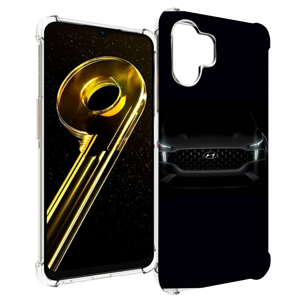 

Чехол бампер MyPads Hyundai хендаи 2 для Realme 10 5G противоуд..., Прозрачный, Tocco