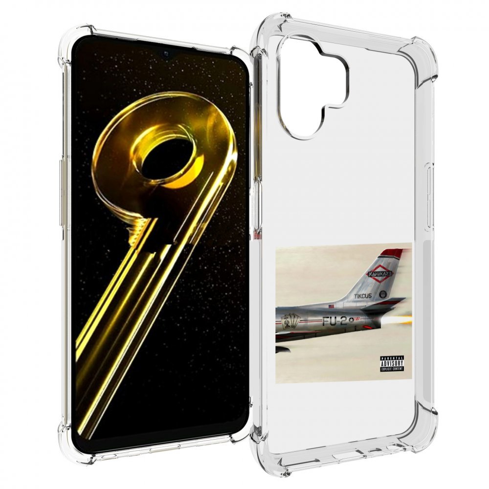 

Чехол бампер MyPads KAMIKAZE Eminem для Realme 10 5G противоударный, Прозрачный, Tocco