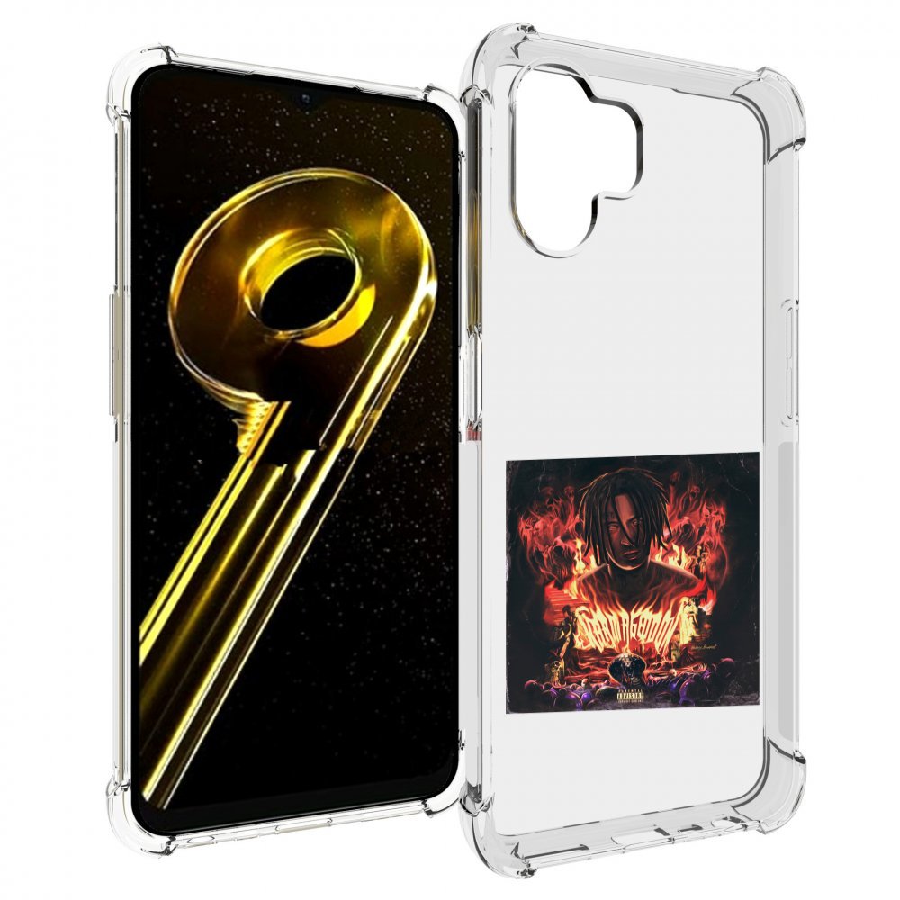 

Чехол бампер MyPads Karmageddon Kizaru для Realme 10 5G противоу..., Прозрачный, Tocco