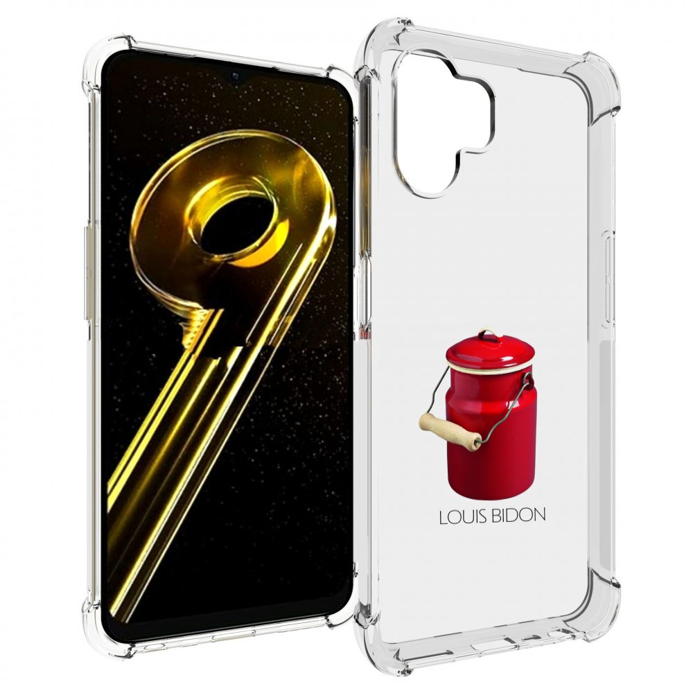 

Чехол бампер MyPads Louis-bidon для Realme 10 5G противоударный, Прозрачный, Tocco