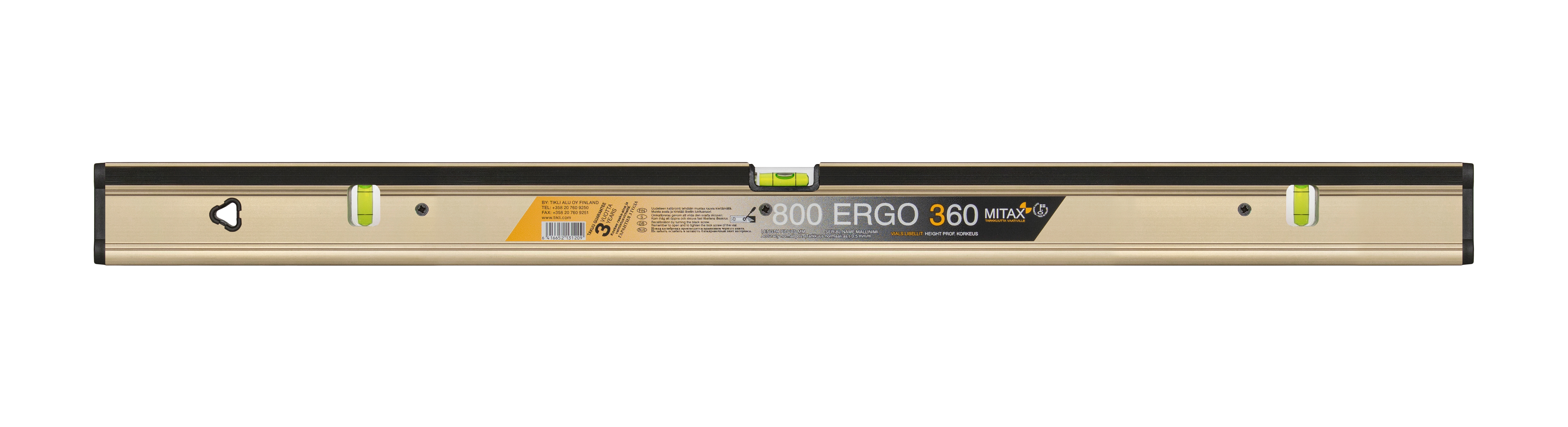 Уровень MITAX 800мм ERGO 360 E800 усиленный строительный уровень mitax