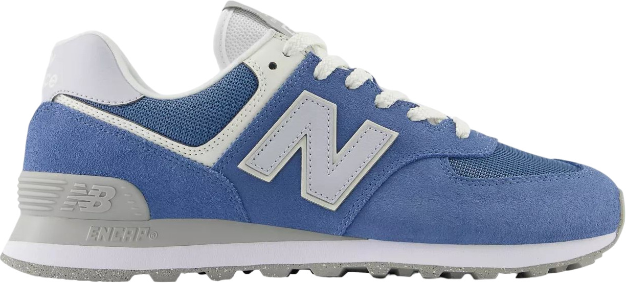 

Кроссовки унисекс New Balance 574 синие 11.5 US, Синий, 574