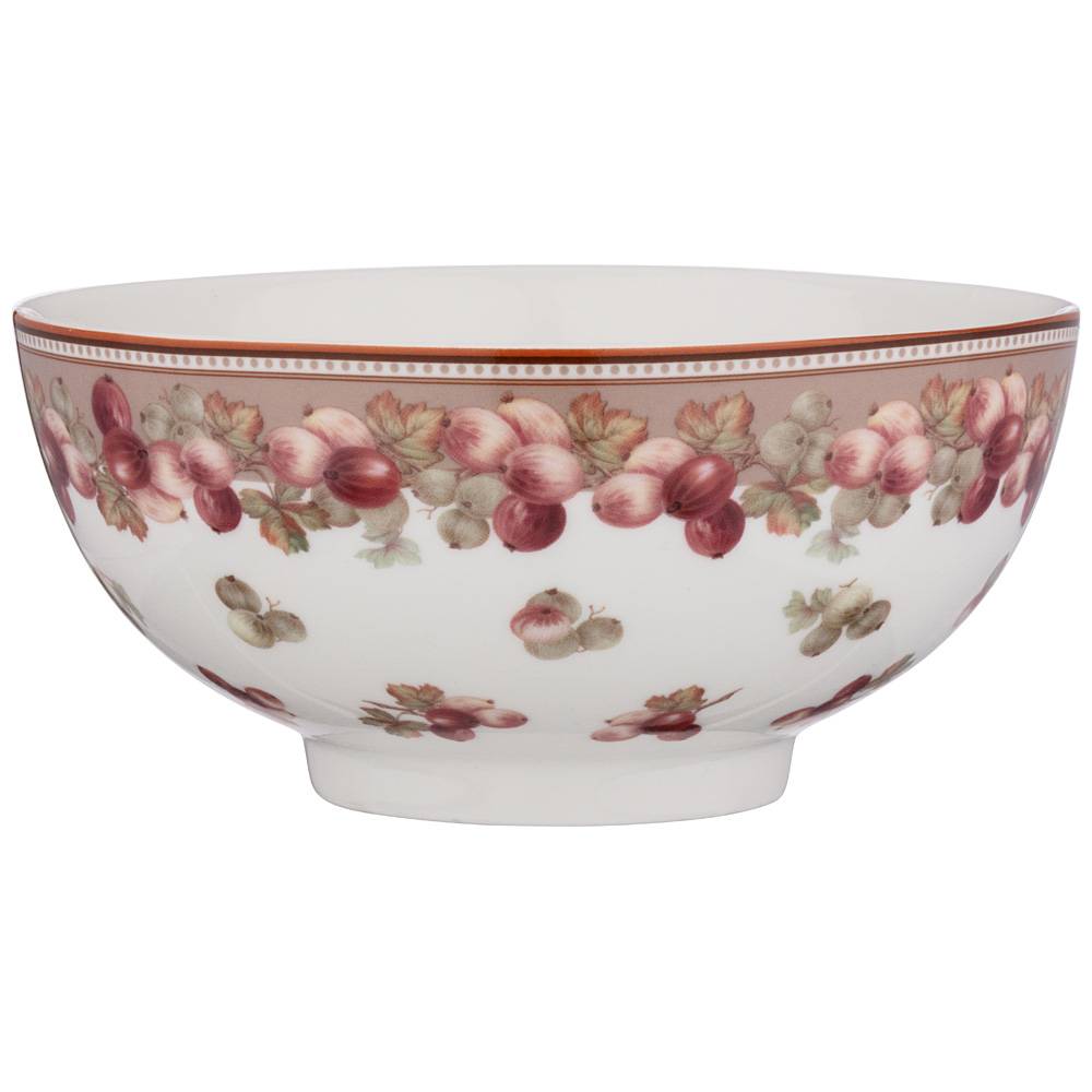 

Набор из 4 штук Салатник-тарелка суповая Lefard Фрукты 15х7см, фарфор (104-896_4), Бежевый