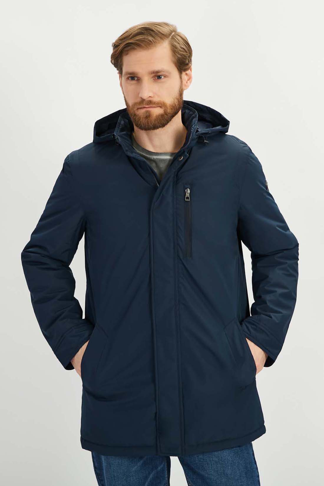 

Куртка мужская Baon B5322031 синяя 3XL, Синий, B5322031
